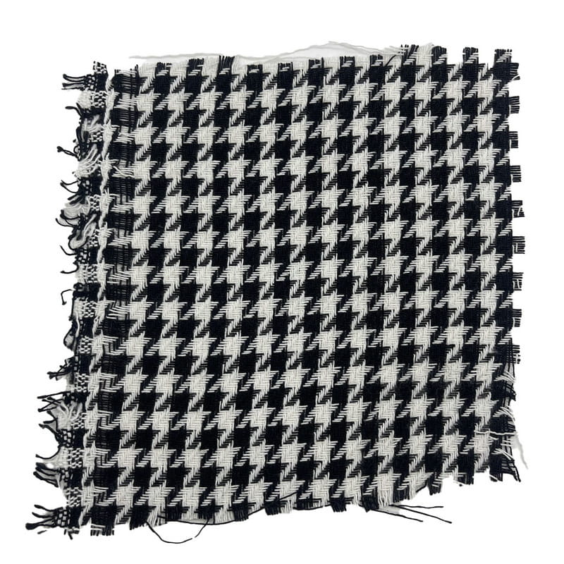 100 Polyester Houndstooth Fin tekstur vævede stoffer til beklædning 2138